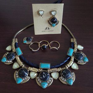 Chloe + Isabel Capri Necklace, Earrings, Rings